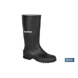 BOTA ALTA DE AGUA PVC NEGRA TALLA 40