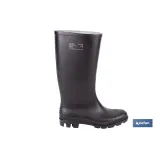BOTA ALTA DE AGUA PVC NEGRA OB FO SR TALLA 37