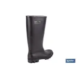 BOTA ALTA DE AGUA PVC NEGRA OB FO SR TALLA 39