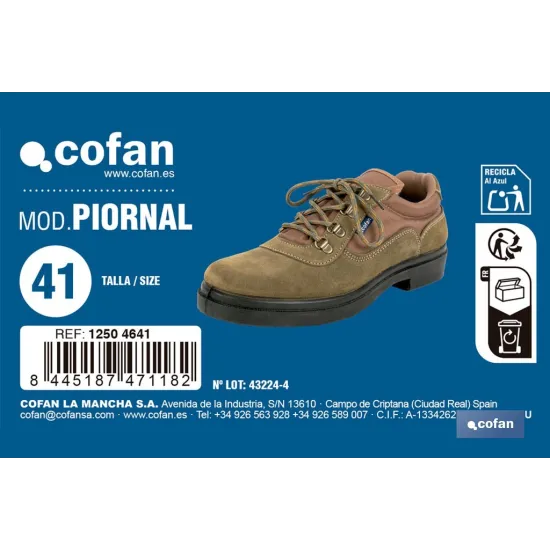 ZAPATILLAS TREKKING KAKI MODELO PIORNAL TALLA 41