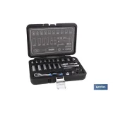 MALETIN 36 PCS PROFESIONAL VASOS 1/4