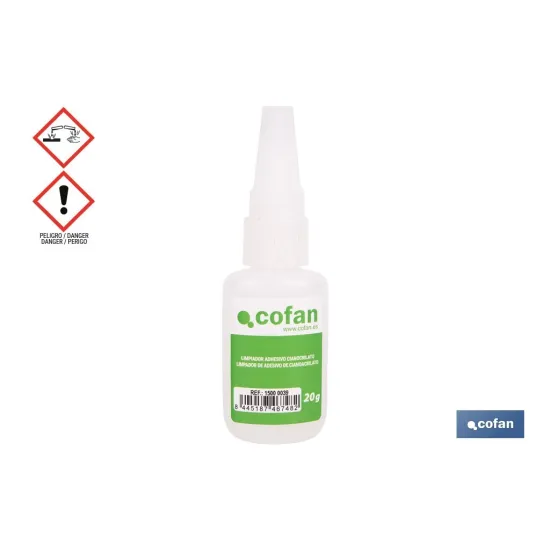 LIMPIADOR DE ADHESIVO CIANOACRILATO 20 G