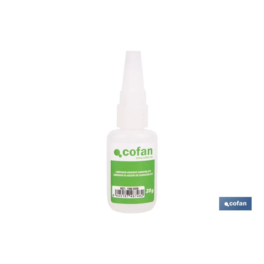LIMPIADOR DE ADHESIVO CIANOACRILATO 20 G