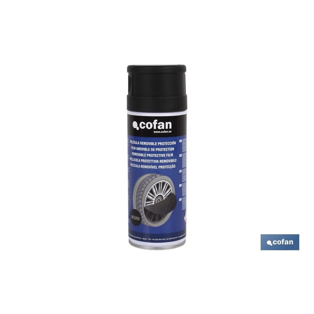 PELICULA REMOVIBLE PROTECCIÓN NEGRO MATE 400 ML