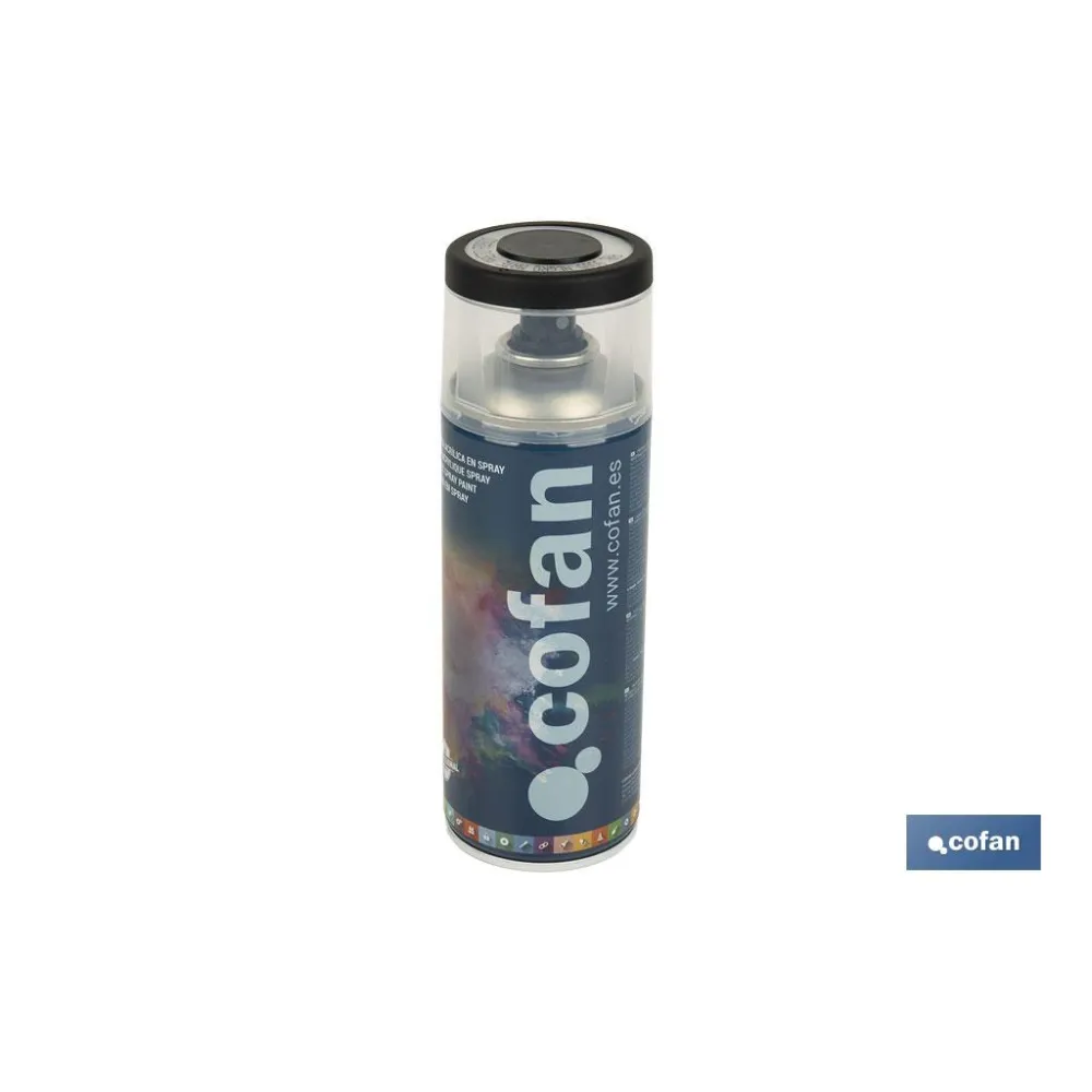 PINTURA ACRIL. 400ML 9005-NEGRO MATE