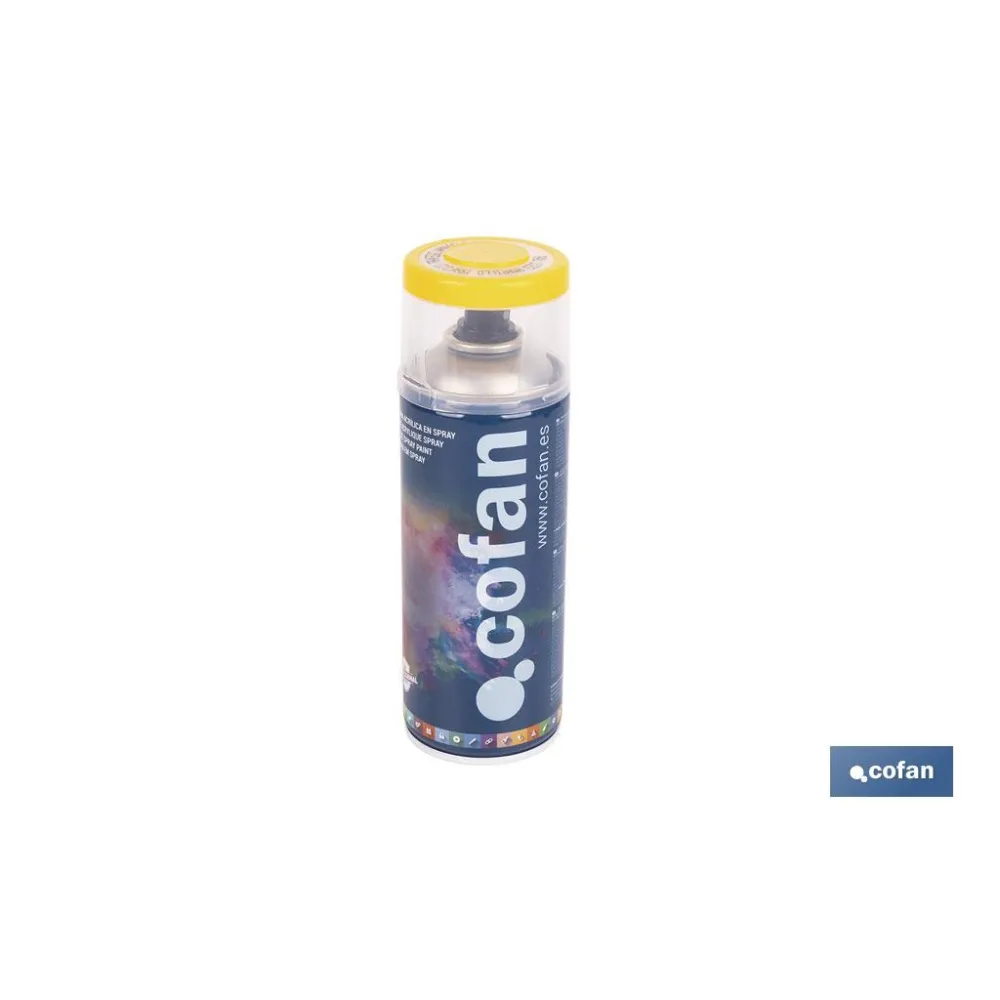 PINTURA ACRIL. 400ML 1023-AMARILLO TRAFICO