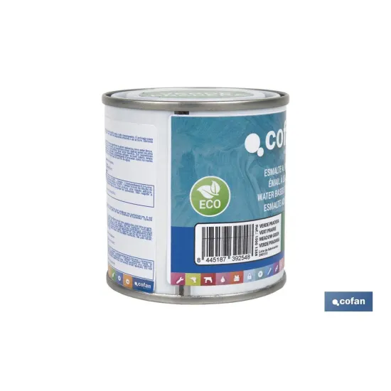 ESMALTE AL AGUA (125 ML) VERDE PRADERA BRILLO