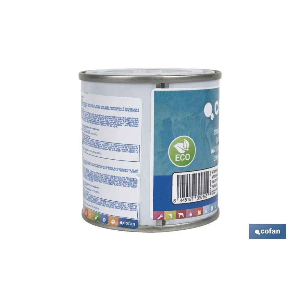 ESMALTE AL AGUA (125 ML) VERDE VALLE BRILLO