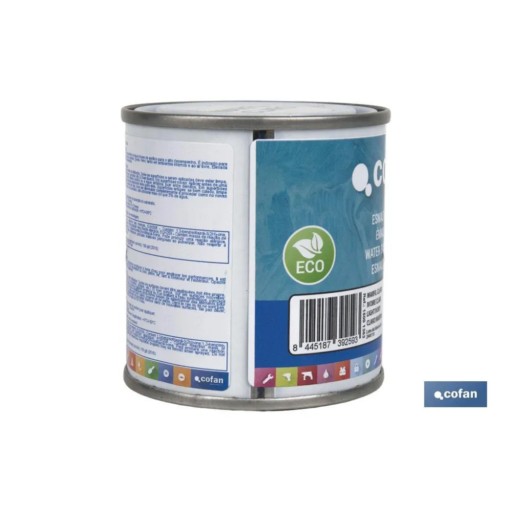ESMALTE AL AGUA (125 ML) MARFIL CLARO BRILLO