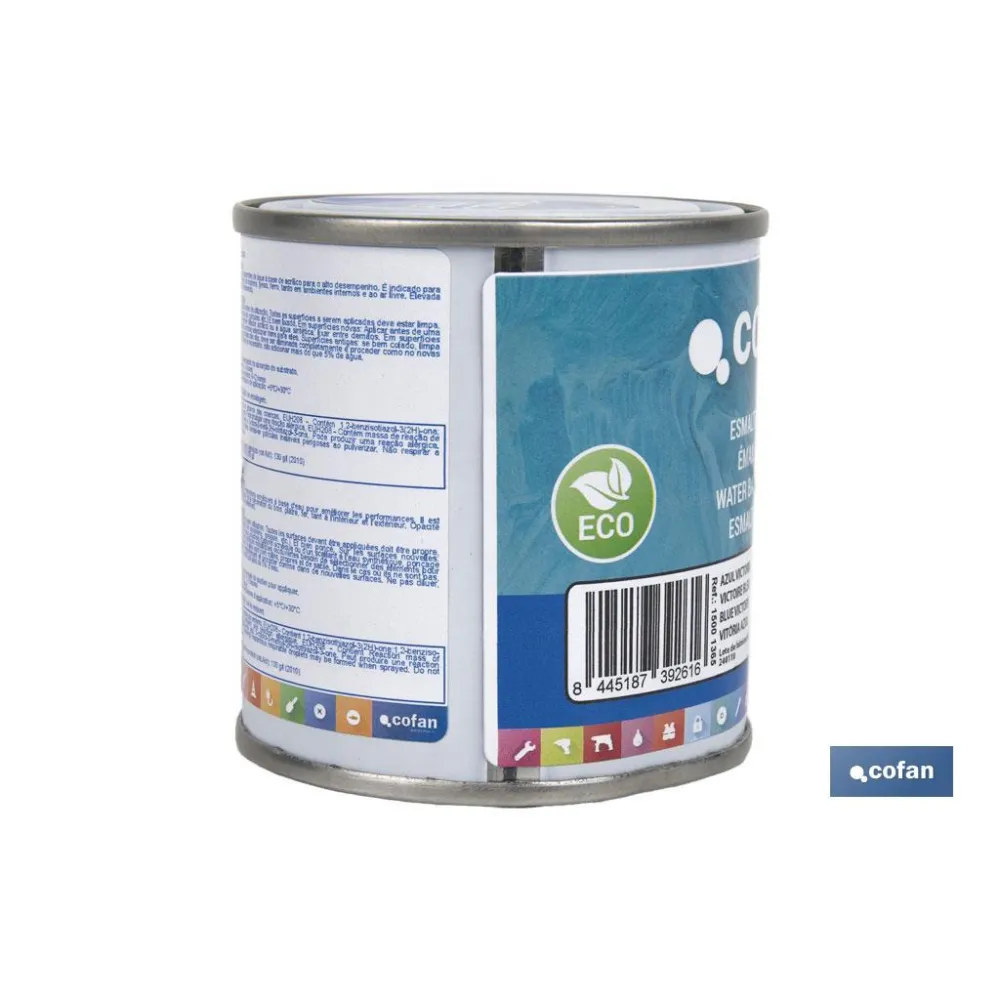 ESMALTE AL AGUA (125 ML) AZUL VICTORIA BRILLO