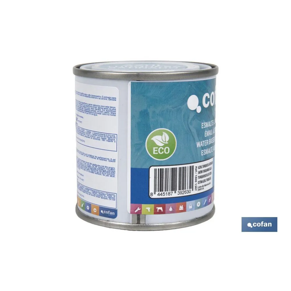 ESMALTE AL AGUA (125 ML) AZUL TURQUESA SATINADO