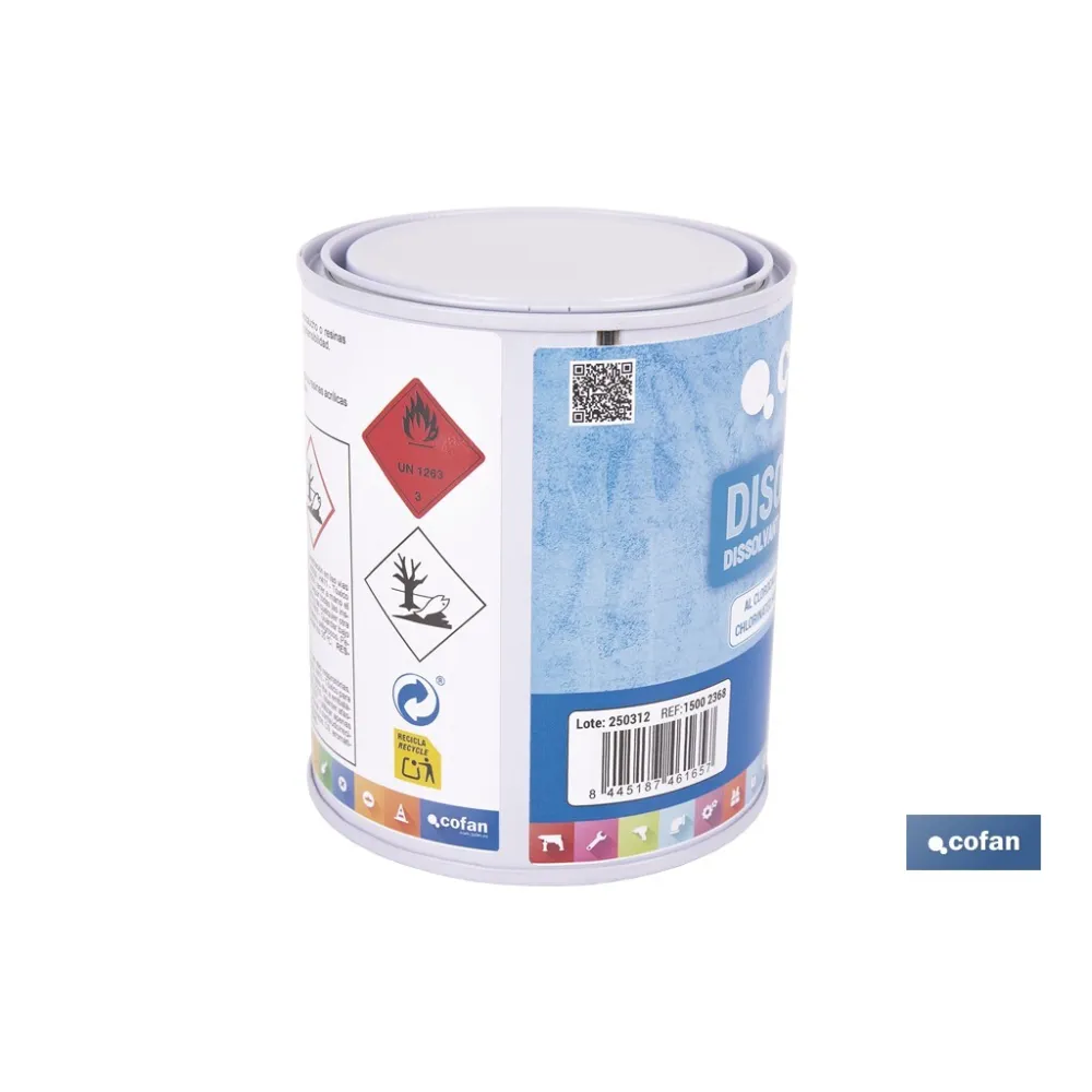 DISOLVENTE CLOROCAUCHO 750 ML