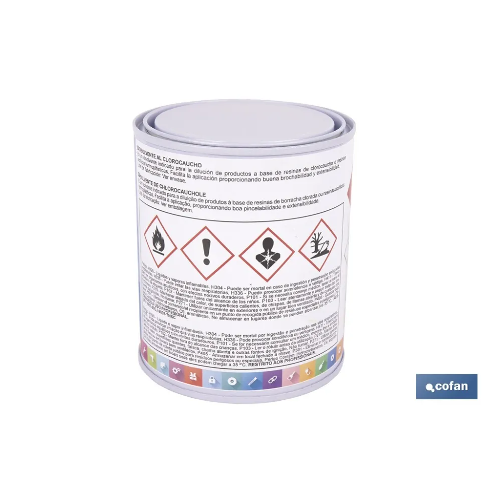 DISOLVENTE CLOROCAUCHO 750 ML