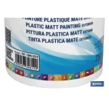 PINTURA PLÁSTICA EXTERIOR MATE 750 ML BLANCO