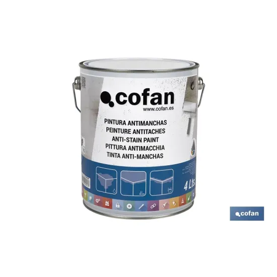 PINTURA ANTIMANCHAS AL DISOLVENTE 4 L