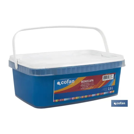 PINTURA PLÁSTICA MONOCAPA Azul Marino (2,5 LT)