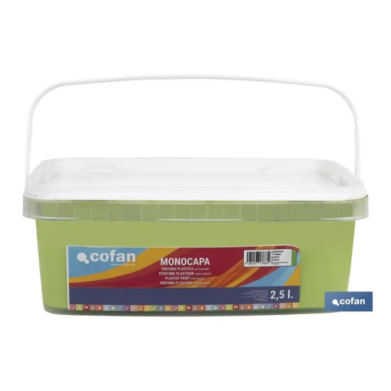 PINTURA PLÁSTICA MONOCAPA Manzana (2,5 LT)