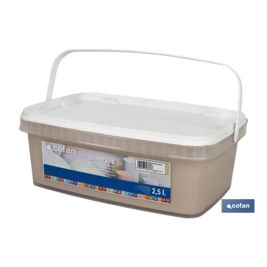 PINTURA PLÁSTICA MONOCAPA PIEDRA MEDIO 2,5 L