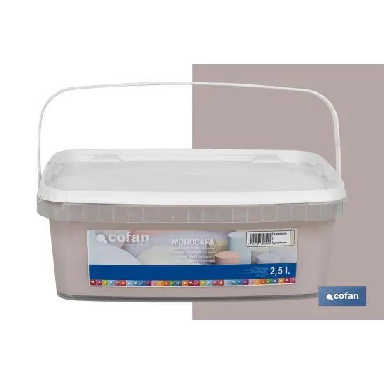 PINTURA PLÁSTICA MONOCAPA BLANCO AGATHA 2,5 L