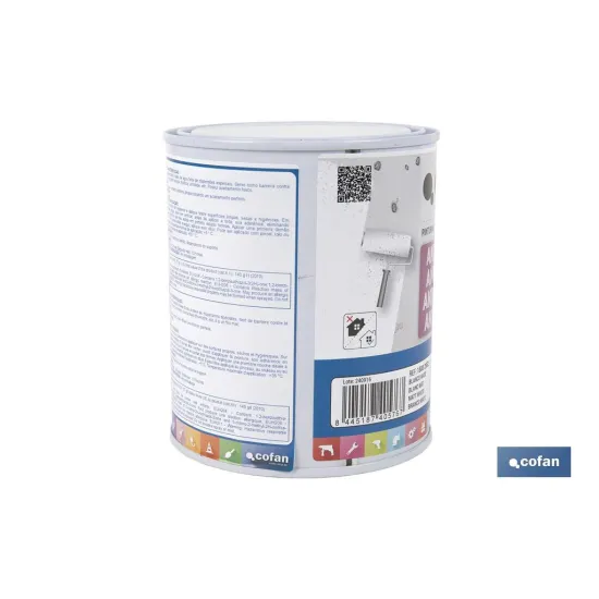 PINTURA ANTIHUMEDAD AL AGUA (750 ML)  BLANCO MATE