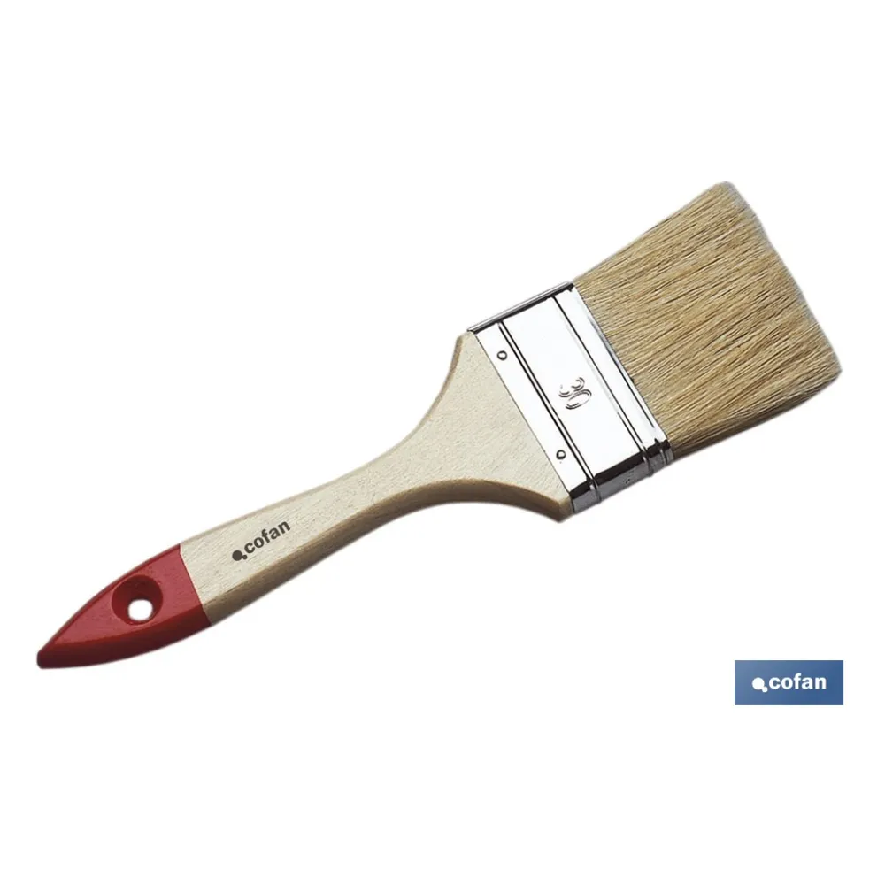 PALETINA TRIPLE 60 MM CON MANGO DE MADERA Nº 30