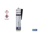 SILICONA ACETICA UNIVERSAL 280 ML NEGRO