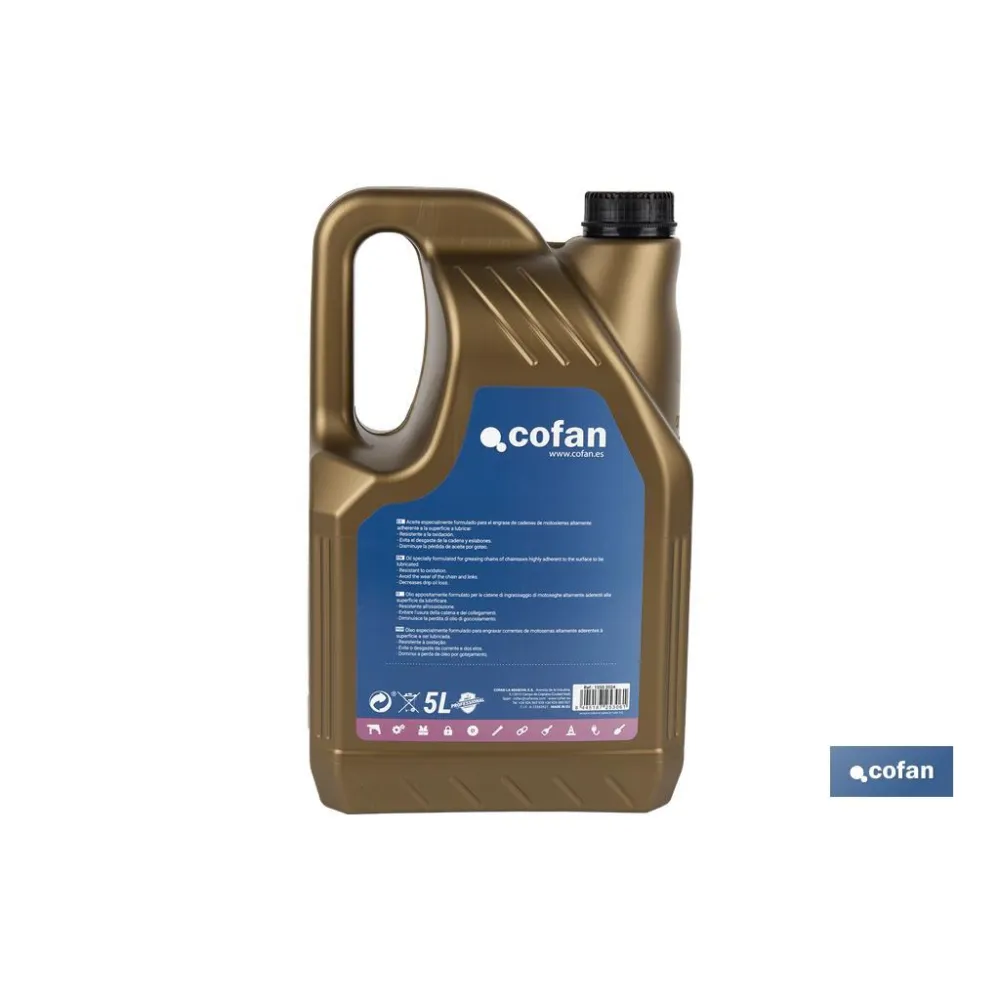ACEITE ESPECIAL CADENAS MOTOSIERRA 5L