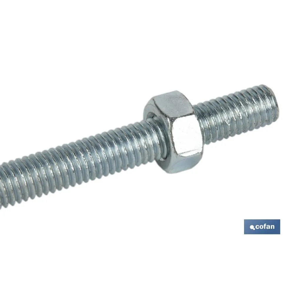 HEMBRILLA CON TUERCA M-6X50
