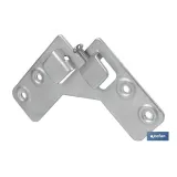 COLGADOR ESCUADRA DOBLE ZINCADO 59X59 MM VENTA UNITARIA