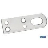 COLGADOR ZINCADO 15 X 50 MM VENTA UNITARIA