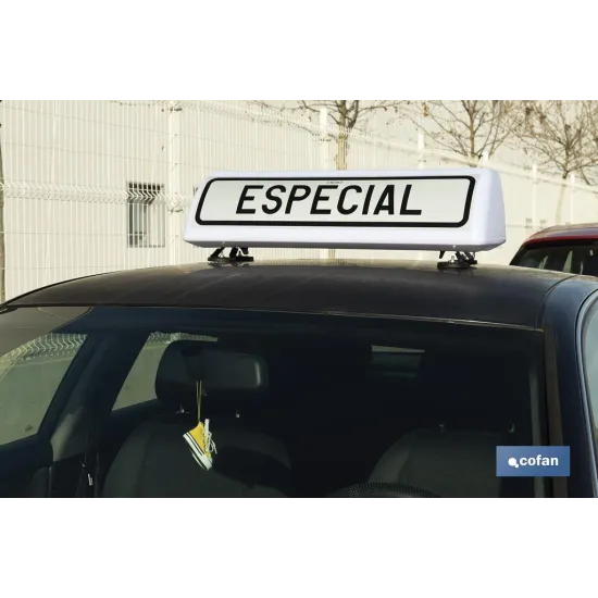 CARTEL AVISADOR ACOMP. VEH. - ESPECIAL V-21
