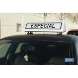 CARTEL AVISADOR ACOMP. VEH. - ESPECIAL V-21