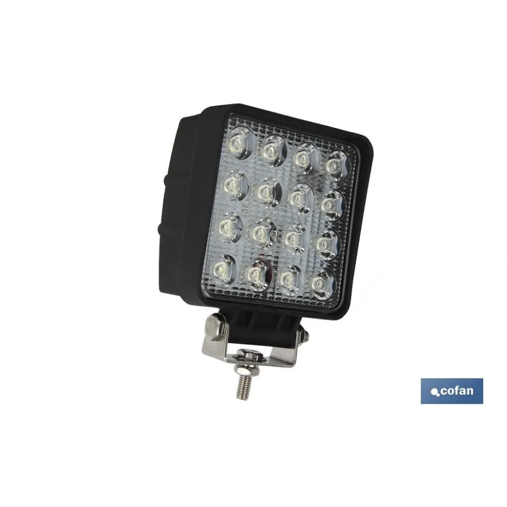 FARO TRABAJO 16 LED 3360Lm 6000K 48W, IP67 (10-30V)