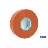 CINTA AISLANTE 180 Micras NARANJA 19mmX20 Metros
