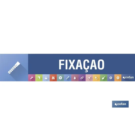 SEÑALETICA IMANTADA PORTUGUES PARA EXPOSITOR 975 x 200 mm - FIXAÇAO
