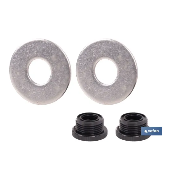 KIT DE ARANDELAS Y ADAPTADORES DE ROSCAS PARA BANDEJA DE GRIFERIA 21001157