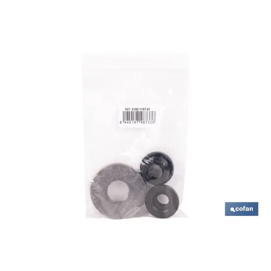 KIT DE ARANDELAS Y ADAPTADORES DE ROSCAS PARA BANDEJA DE GRIFERIA 21001157