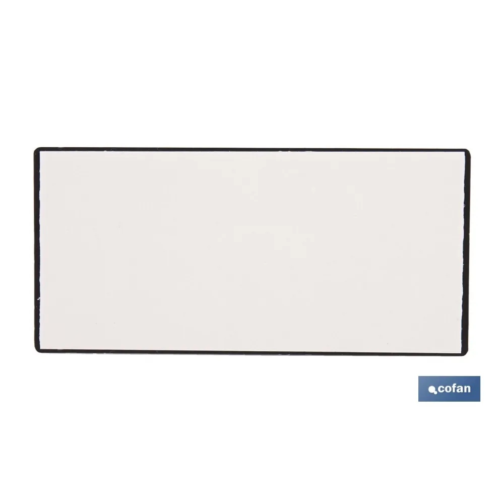 CATADIÓPTRICO RECTANGULAR ÁMBAR 106 X 50 MM ADHESIVO