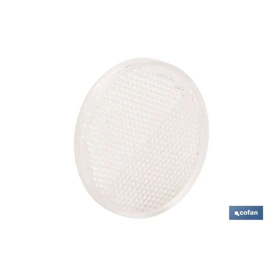 CATADIÓPTRICO REDONDO BLANCO Ø 60 MM ADHESIVO