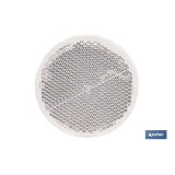 CATADIÓPTRICO REDONDO BLANCO Ø 60 MM ADHESIVO