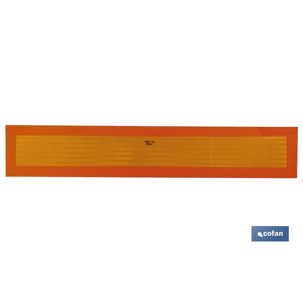 PLACA V-6 VEHICULOS LARGOS 1130X200MM.
