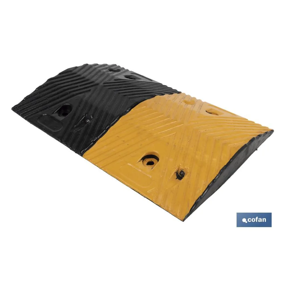 REDUCTOR VELOCIDAD AMAR/NEGRO 500x350x50 mm