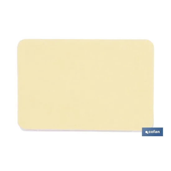 CATADIÓPTRICO RECTANGULAR BLANCO 56 X 39 MM CON ADHESIVO