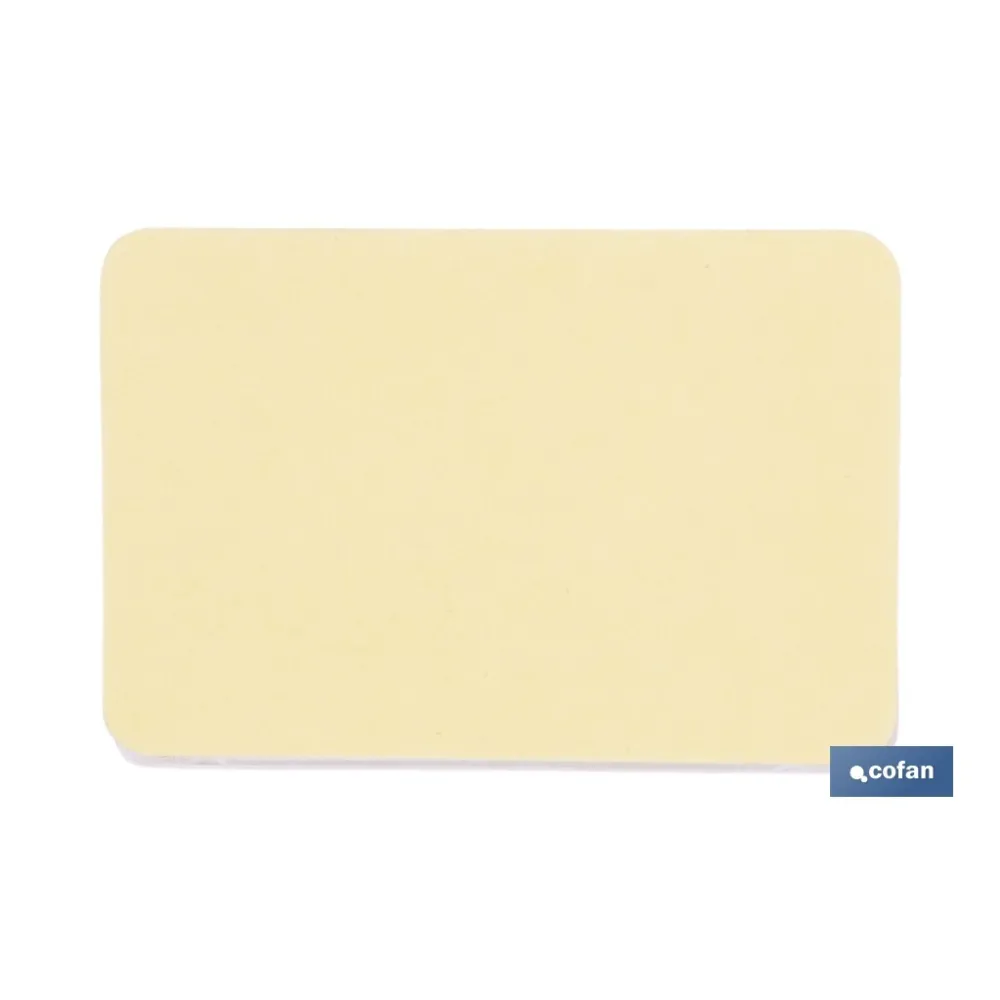 CATADIÓPTRICO RECTANGULAR BLANCO 56 X 39 MM CON ADHESIVO