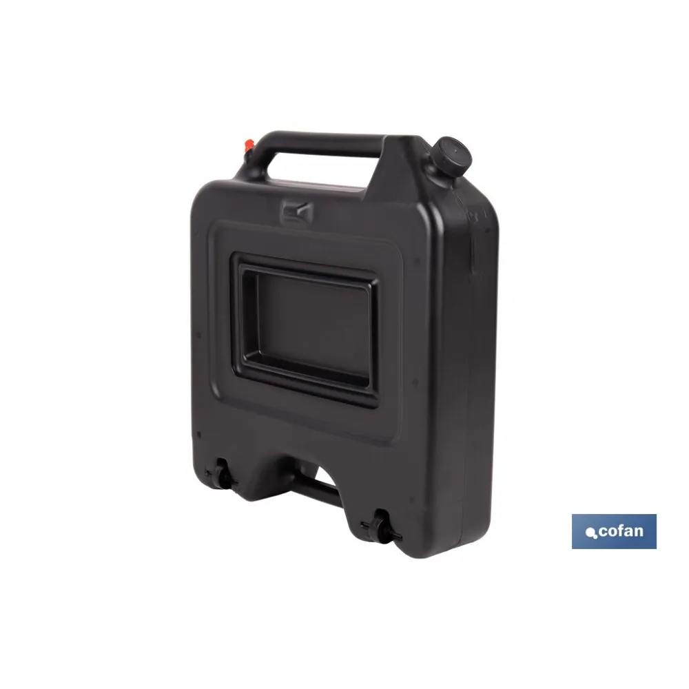 RECOGEDOR DE ACEITE USADO CON TAPA Y FILTRO 14 L