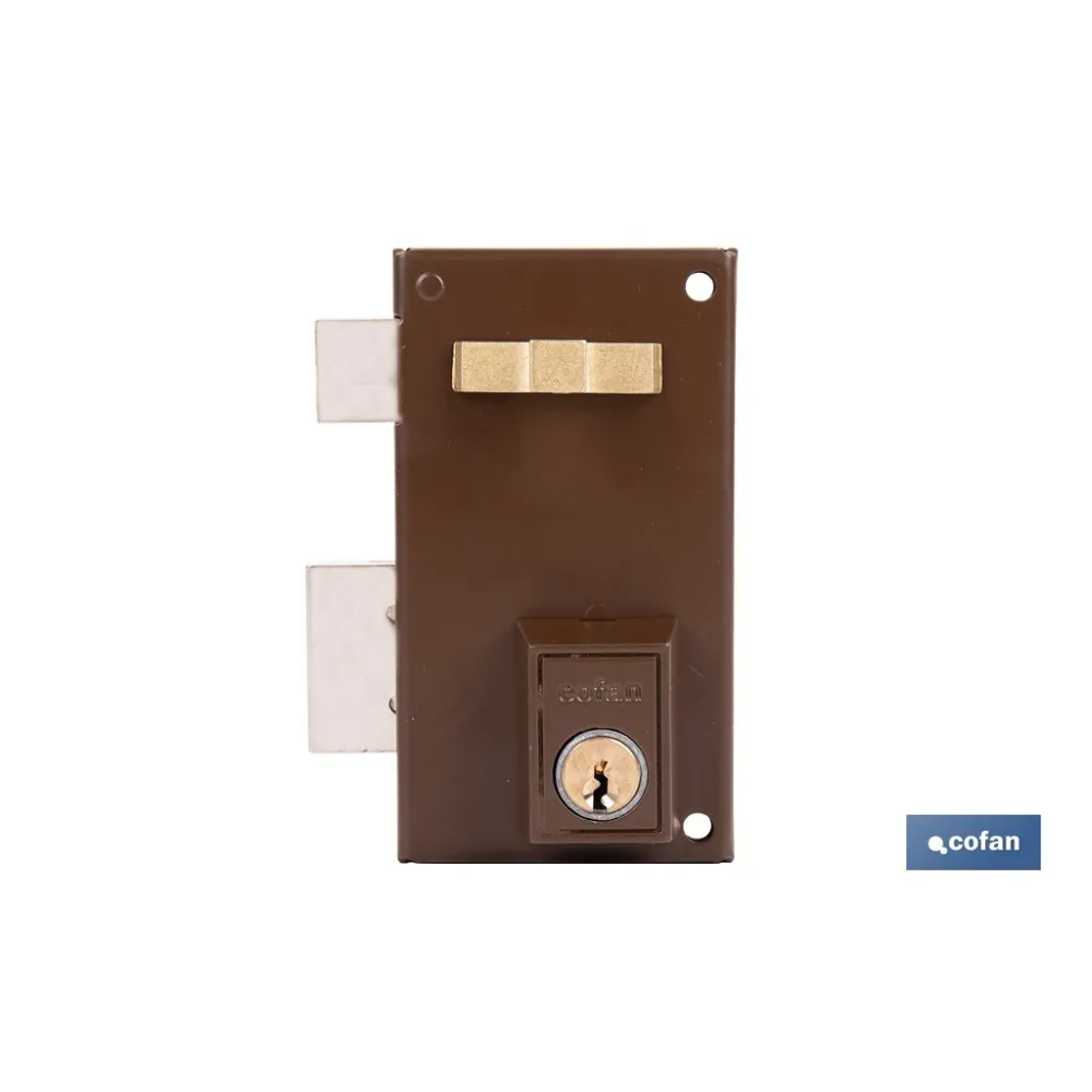 CERRADURA DE SOBREPONER IZQUIERDA 60 MM ADAPTABLE AL MODELO 56A
