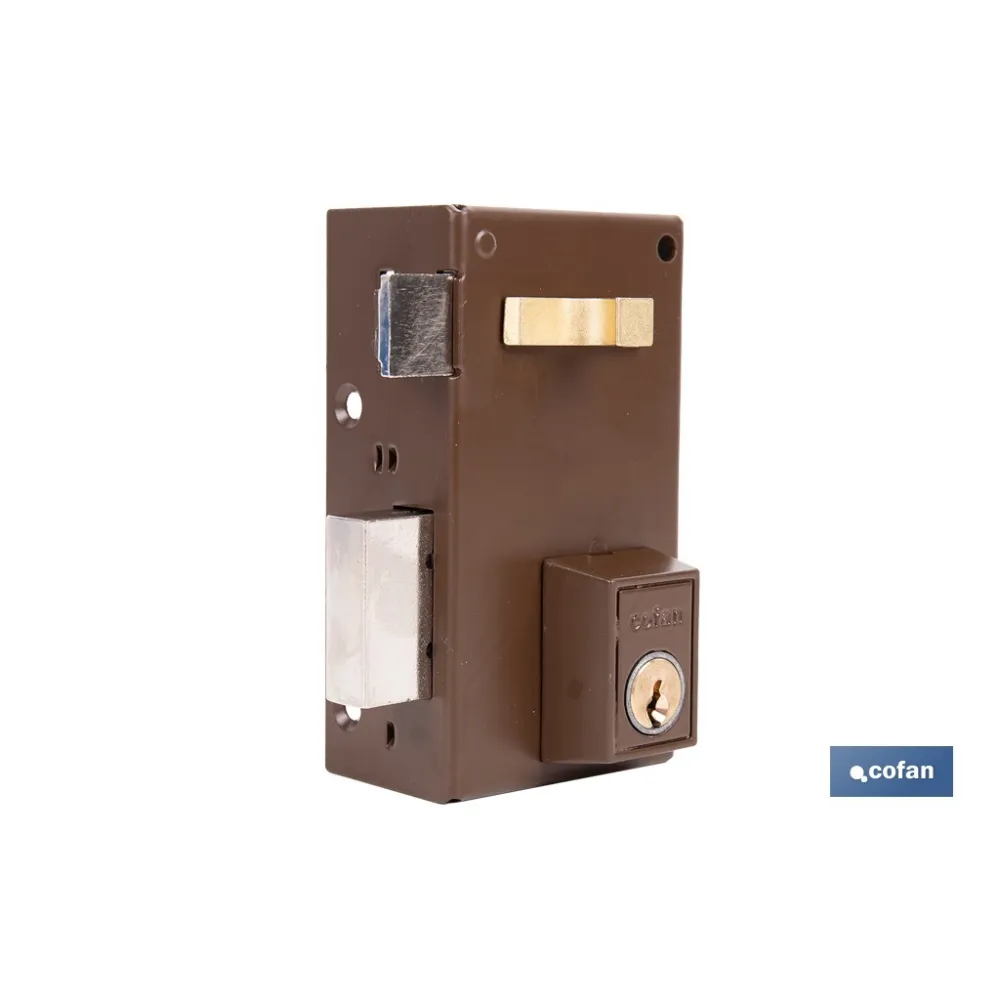 CERRADURA DE SOBREPONER IZQUIERDA 60 MM ADAPTABLE AL MODELO 56A