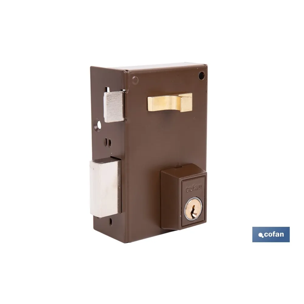 CERRADURA DE SOBREPONER IZQUIERDA 70 MM ADAPTABLE AL MODELO 56A