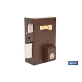 CERRADURA DE SOBREPONER IZQUIERDA 70 MM ADAPTABLE AL MODELO 56A