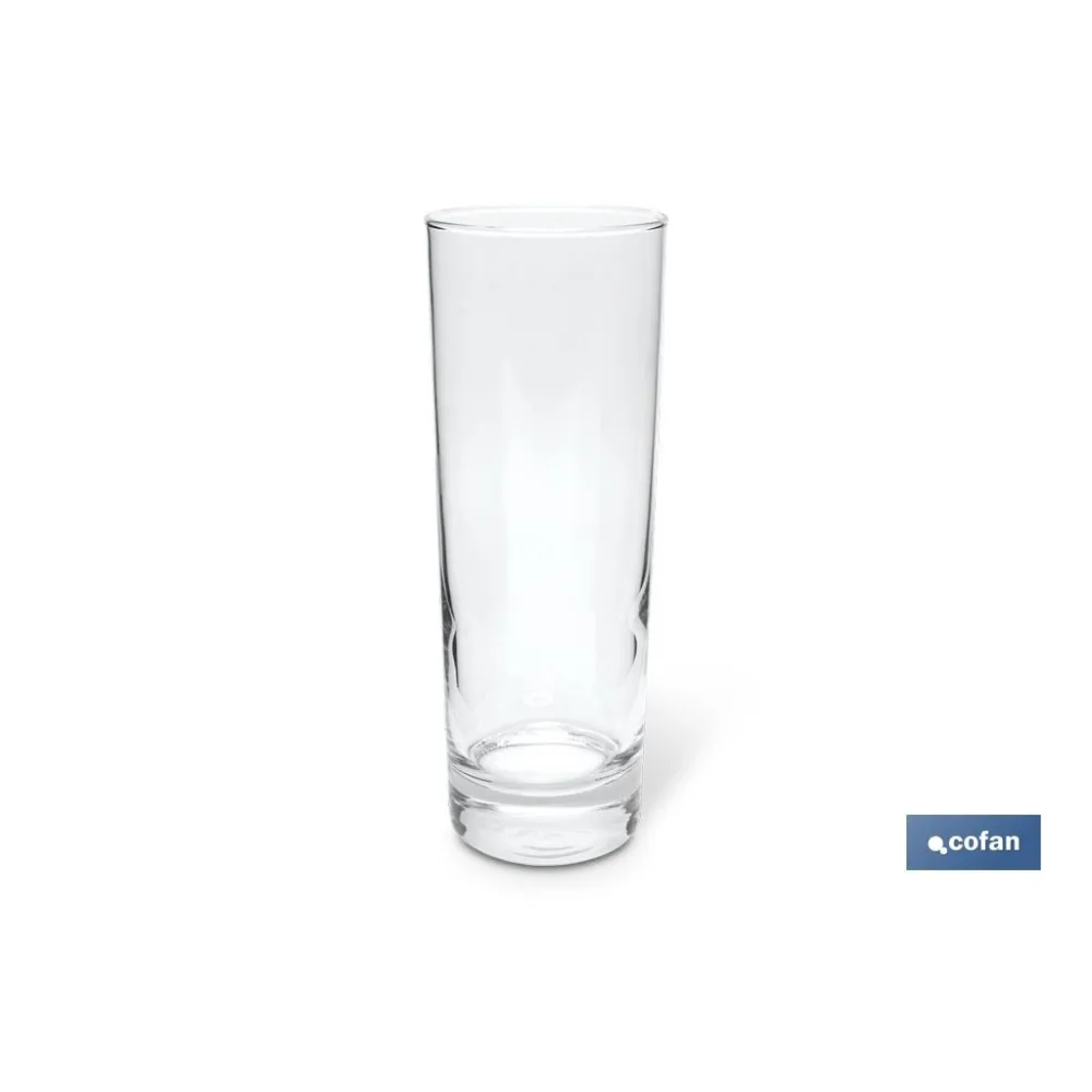 PACK 6 UDS VASO TUBO 31.5 CL MODELO MALBORK  16,6 x 6 CM